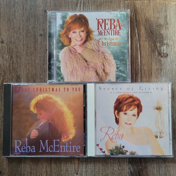 Reba McEntire 3 CD Lot: My Kind of Christmas, Secret of Giving, Merry Christmas - Picture 1 of 6